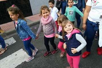 Pasacalles anunciador y pregón de las fiestas de El Calero 2018 (Foto TA, F,J. Santana y Antonio Alí)